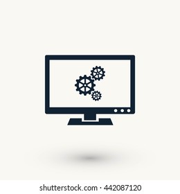 setting  laptop icon
