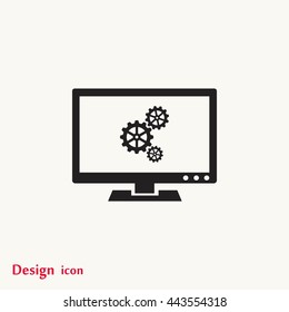 setting  laptop icon