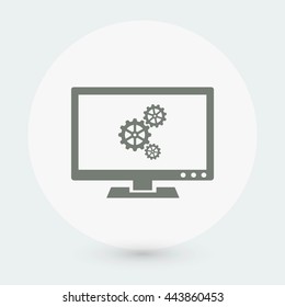 setting  laptop icon