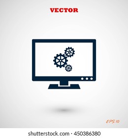 setting  laptop icon