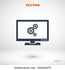 setting  laptop icon