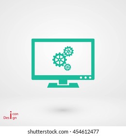 setting  laptop icon
