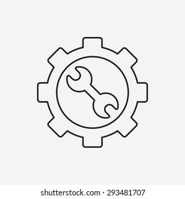 setting line icon