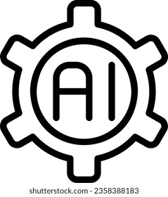 setting line icon illustration vector