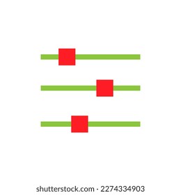Setting line icon isolated on white background. Black flat thin icon on modern outline style. Linear symbol and editable stroke. Simple and pixel perfect stroke vector illustration.