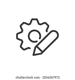 Configurando icono, signo o símbolo de línea. Pictograma de primera calidad con un diseño de diseño. Establecer un icono de vector perfecto de píxeles aislado en un fondo blanco.