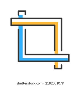 icono de la línea de configuración. Símbolo de configuración de usuario. Ilustración vectorial