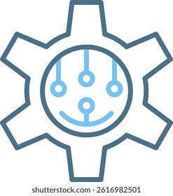 Setting Line Two Colour Icon