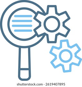Setting Line Two Colour Icon