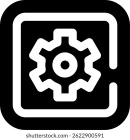 Setting Line vector Icon Design