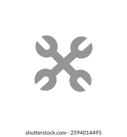 setting logo icon illustration flat