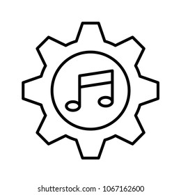  setting music gear 