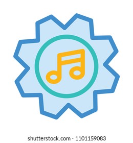 setting music gear 