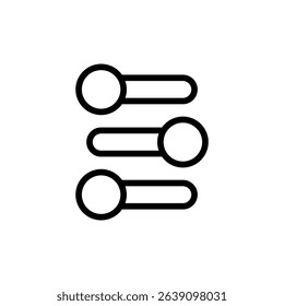 Setting optimization icon. Vector illustration.