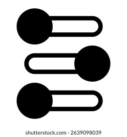 Setting optimization icon. Vector illustration.