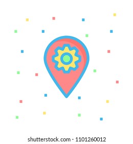 setting pin map 