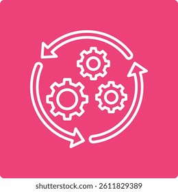 Setting Process vector icon. Can be used for printing, mobile and web applications.