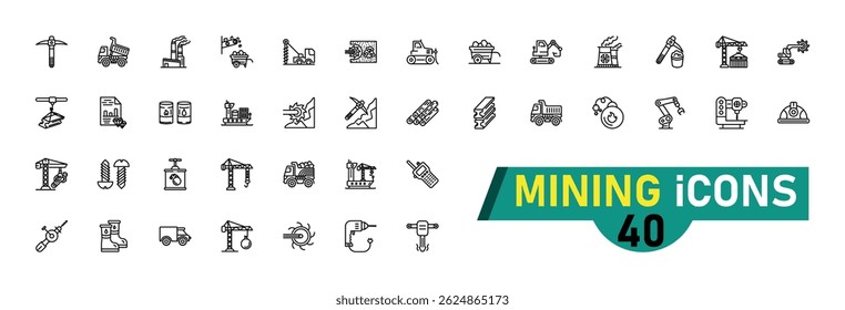 Setting and setup icon collection,with editable stroke. Setting and setup thin line icon set. Vector illustration