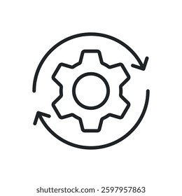 Setting and setup thin line icons. Perfect pixel on transparent background