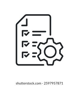 Setting and setup thin line icons. Perfect pixel on transparent background