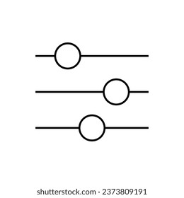 Setting sign to control the phone and computer. Vector illustration.