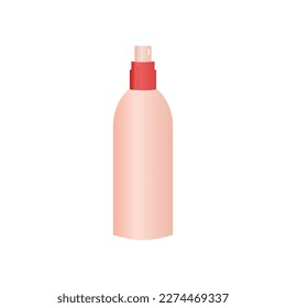 Setting spray bottle makeup vector design