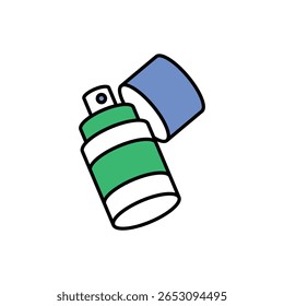 Configurando a ilustração de estoque do vetor de Ícone de Spray