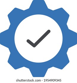 setting tick vector glyph colour icon