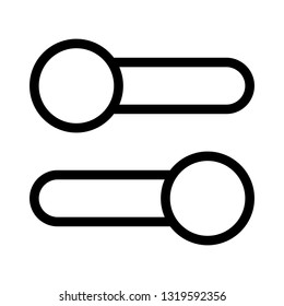 Setting toggle switches for turn off and on devices