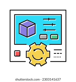 establecer el vector de icono de color ugc. estableciendo el signo ugc. ilustración de símbolo aislado