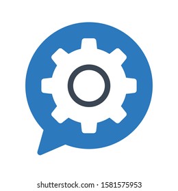 setting vector glyph color icon 