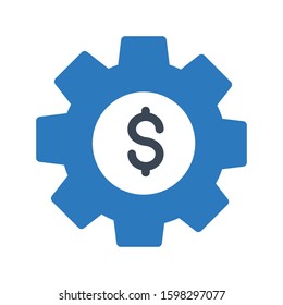 setting vector glyph color icon 