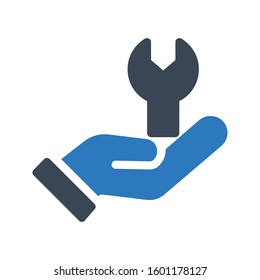 setting vector glyph color icon 