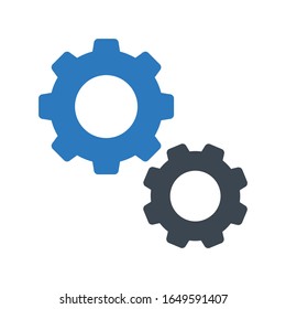setting vector glyph color icon 