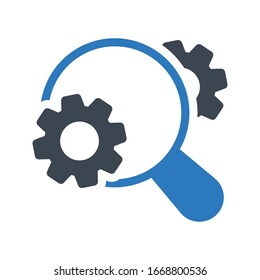 setting vector glyph color icon 