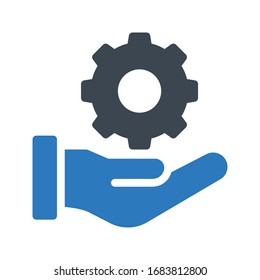 setting vector glyph color icon 