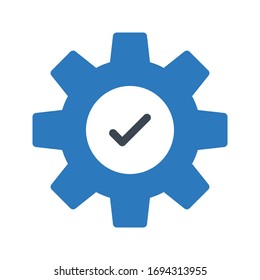 establecer icono de color de glifo vectorial 