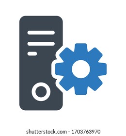 setting vector glyph color icon 