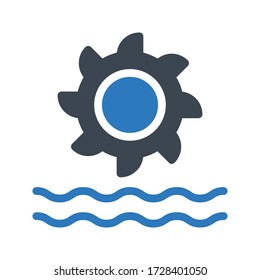 setting vector glyph color icon 