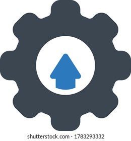setting vector glyph color icon 