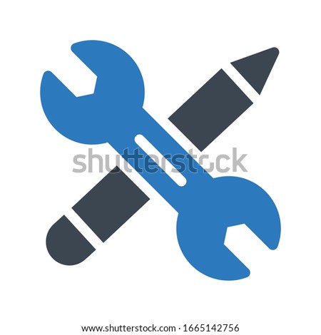 setting vector glyph color icon 