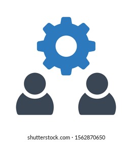 setting vector glyph colour icon 