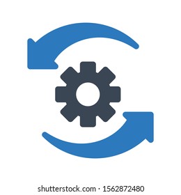 setting vector glyph colour icon 
