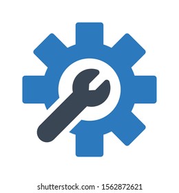 setting vector glyph colour icon 