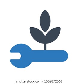 setting vector glyph colour icon 
