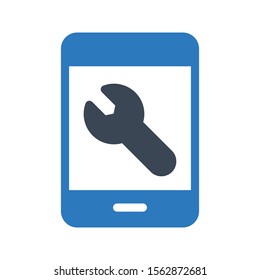 setting vector glyph colour icon 