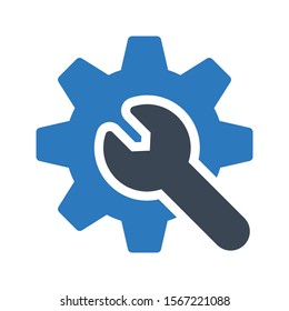 setting vector glyph colour icon 
