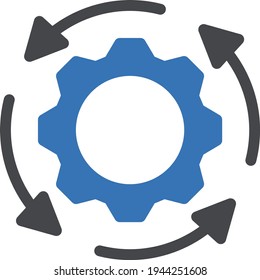 Farbsymbol der Vektorgrafik