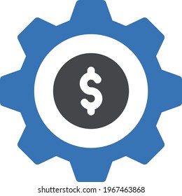 setting vector glyph colour icon