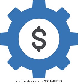 opción de icono de color de glifo vectorial
